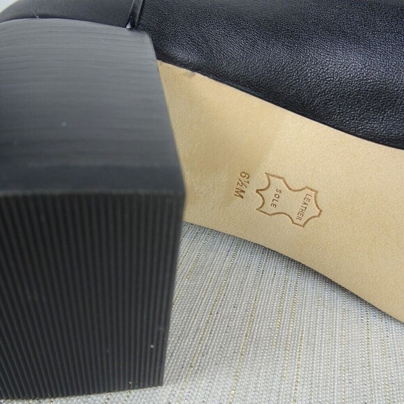 TORY BURCH Kira 70MM Booties Women's Boots Black Patent Leather 6.5 EUC - Picture 13 of 15